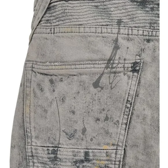 Hudson jeans Blinder V2 Biker distressed skinny gray size 29 - Picture 7 of 9